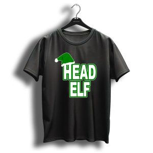 Head Elf Christmas Santas Elf T-Shirt
