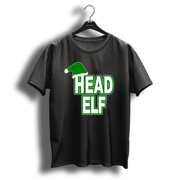 Head Elf Christmas Santas Elf T Shirt 1 t shirt 1