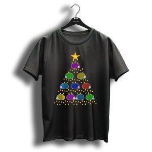Hedgehog Christmas Tree Lights Decoration Star T Shirt