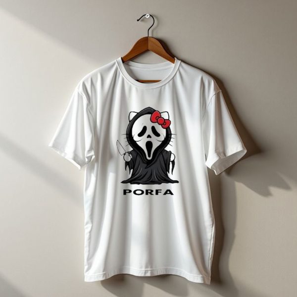 Hello Kitty Ghost Porfa Halloween T Shirt t shirt 1