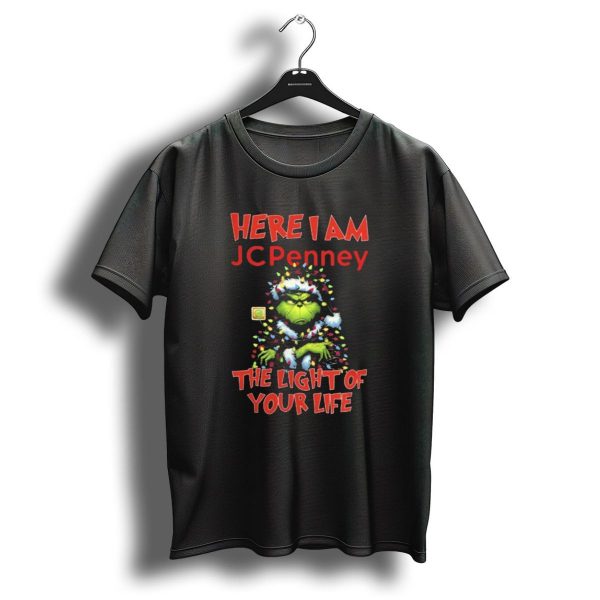Here I Am Grinch Jc Penney The Light Of Your Life Christmas Light T Shirt 1 t shirt 1
