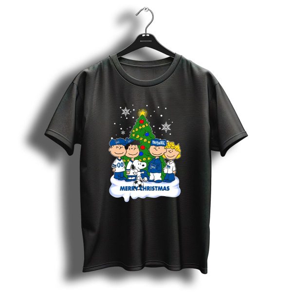 Hertha Bsc Peanuts Merry Christmas Tree Scene T Shirt 1 t shirt 1