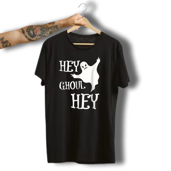 Hey Ghoul Hey Funny Cute Halloween Ghost T Shirt t shirt 1
