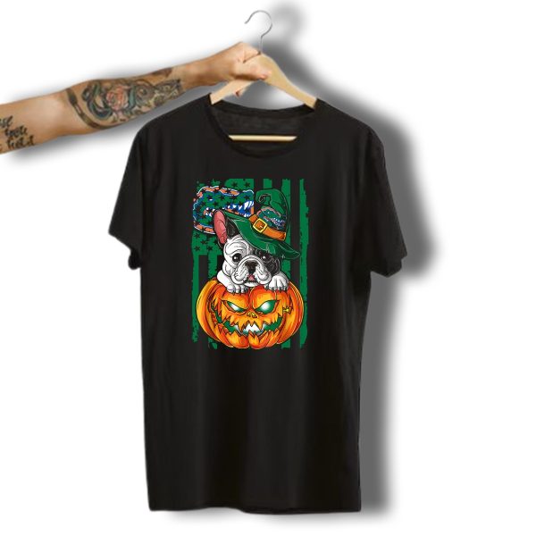 Hlw Bulldog Florida Gators Halloween Pumpkin T Shirt t shirt 1