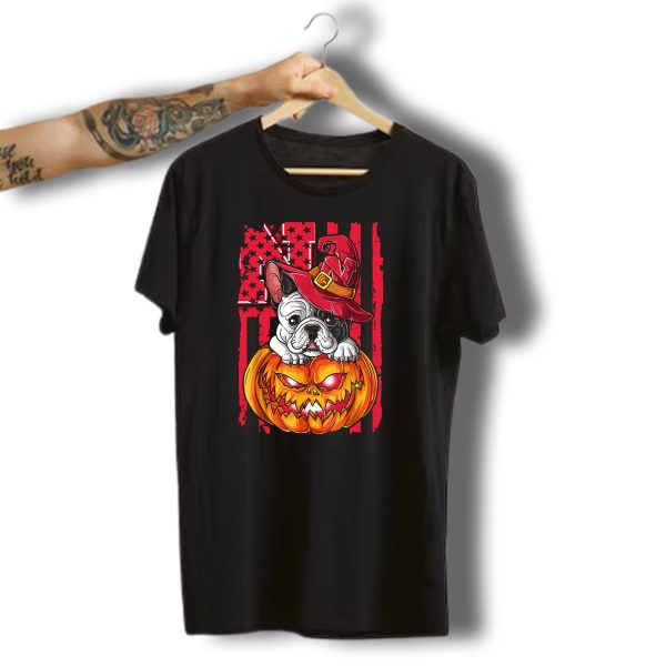 Hlw Bulldog Nebraska Cornhuskers Halloween Pumpkin Wizard Hat T Shirt t shirt 1