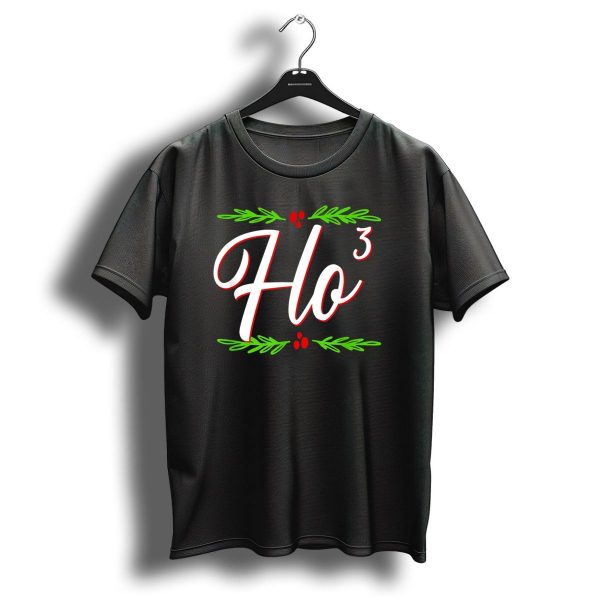 Ho Cubed Festive Christmas Holiday Santas Ho Holiday Cheer T Shirt 1 t shirt 1