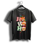 Ho Ho Ho Cats Reindeer Antlers Santa Hats Christmas Merry T Shirt