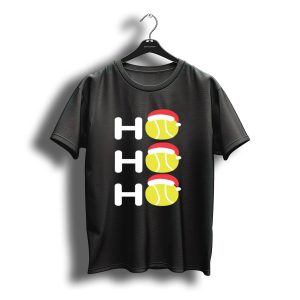 Ho Ho Ho Christmas Baseball Santa Hat Balls T-Shirt