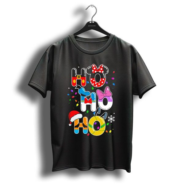 Ho Ho Ho Disney Mickey Minnie Donald Daisy Goofy Pluto Christmas T Shirt 1 t shirt 1