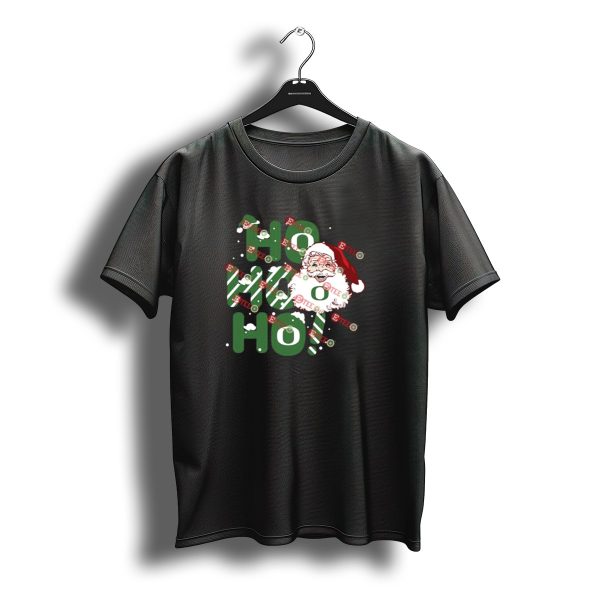 Ho Ho Ho Santa Claus Christmas Oregon Ducks T Shirt t shirt 1