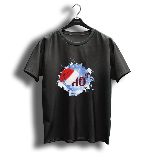 Ho Ho Ho Santa Hat Buffalo Plaid With Snowflakes Christmas T Shirt 1 t shirt 1