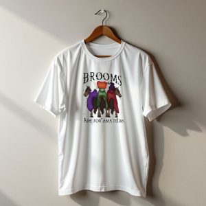 Hocus Pocus Brooms Are For Amateurs Halloween Witches On Horses T-Shirt