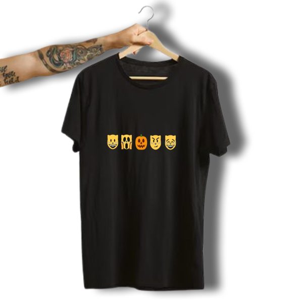 Hocus Pocus Cat Faces Pumpkin Halloween T Shirt t shirt 1