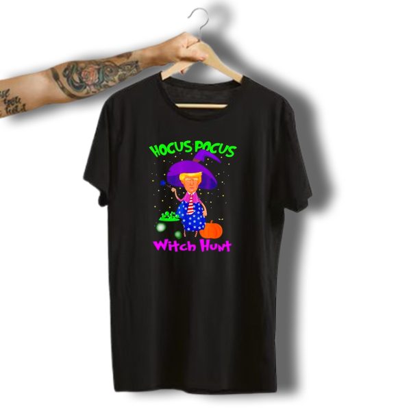 Hocus Pocus Trump Witch Hunt Halloween Trick Treat T Shirt 1 t shirt 1