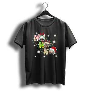 Hohoho Christmas Pug Dog Funny Merry T-Shirt