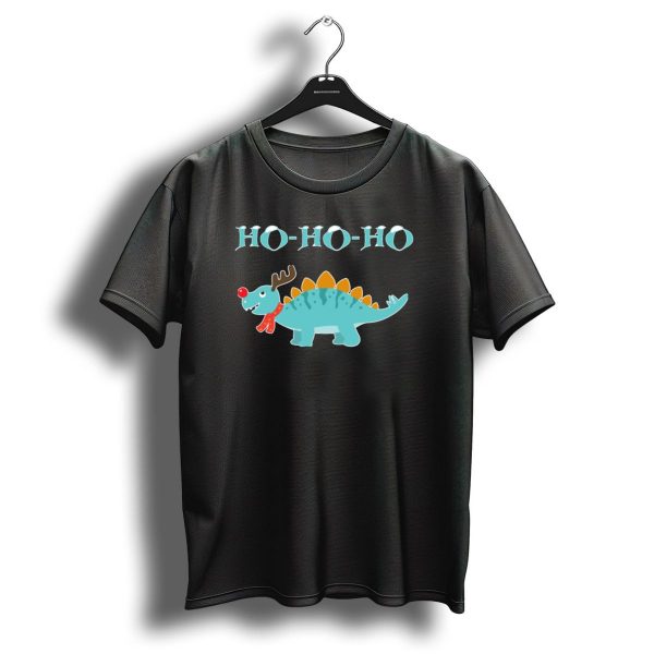 Hohoho Reindeer Dinosaur Christmas Fun T Shirt 1 t shirt 1