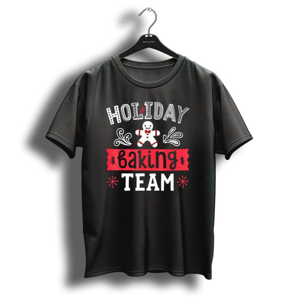 Holiday Baking Team Christmas Cooking Gingerbread Decor T Shirt 1 t shirt 1