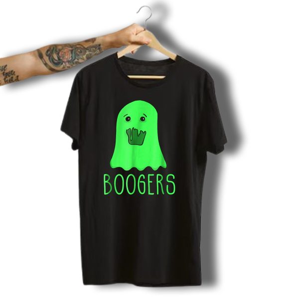 Horrifying Green Ghost Boogers Halloween Snot T Shirt t shirt 1