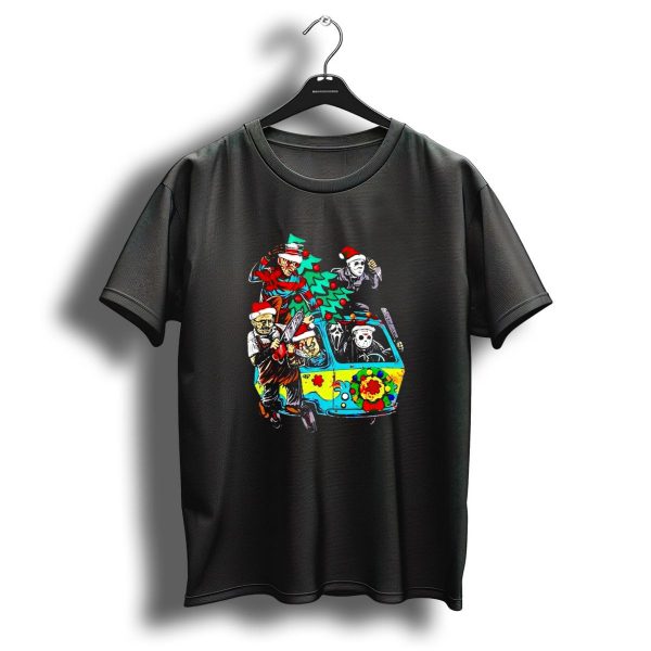 Horror Movie Characters Christmas Driving Mystery Van T Shirt 1 t shirt 1