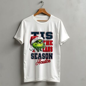 Houston Texans Merry Christmas The Grinch Tis The Texans Season T-Shirt