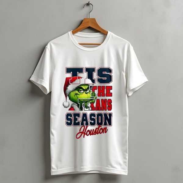 Houston Texans Merry Christmas The Grinch Tis The Texans Season T Shirt 1 t shirt 1