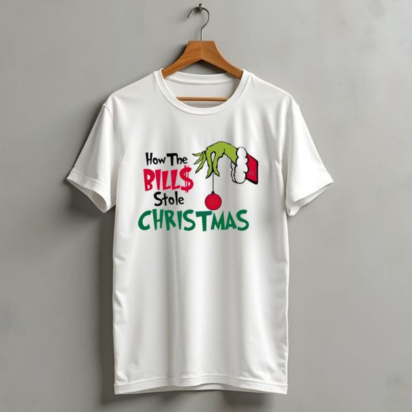 How The Bills Stole Christmas Grinch Hand T Shirt 1 t shirt 1