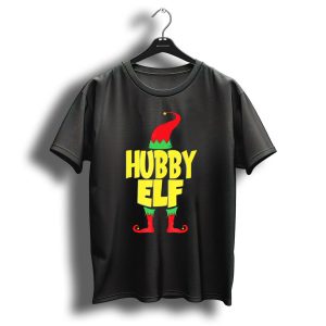 Hubby Elf Christmas Cute Cou T-Shirt