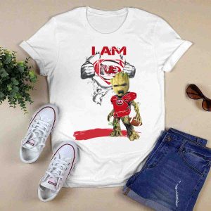 I Am Gamecocks Baby Groot Superman Football T-Shirt