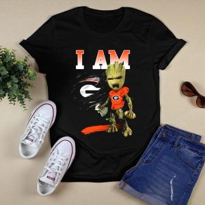 I Am Gr Gb New Georgia Bulldogs Football Groot T Shirt