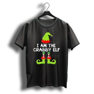 I Am The Crabby Elf Matching Family Christmas Group T-Shirt