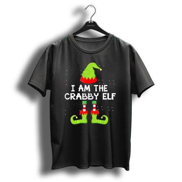 I Am The Crabby Elf Matching Family Christmas Group T Shirt 1 t shirt 1