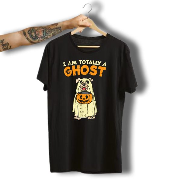 I Am Totally A Ghost Labrador Golden Retriever Funny Halloween T Shirt t shirt 1