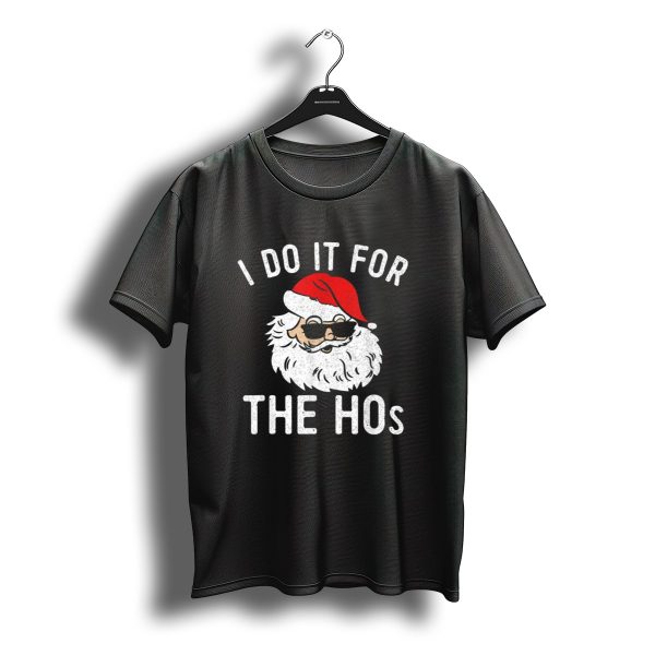 I Do It For The Hos Santa Claus Christmas In July T Shirt t shirt 1