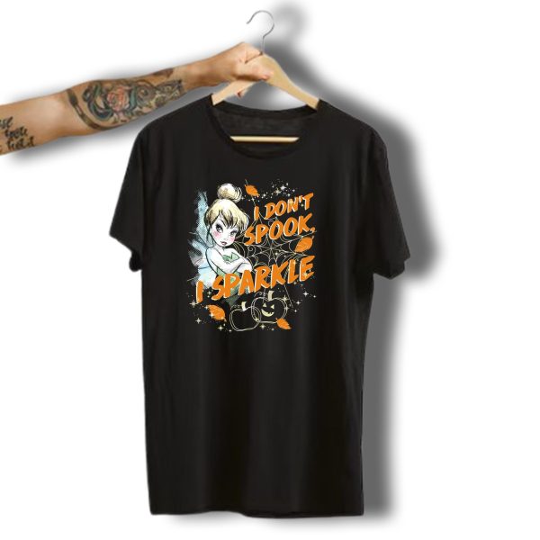 I Dont Spook I Sparkle Disney Peter Pan Tinkerbell Halloween T Shirt t shirt 1