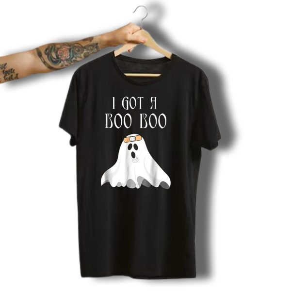 I Got A Boo Boo Cute Halloween Ghost Kids T Shirt t shirt 1