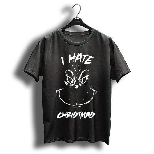I Hate Christmas Grinch Face T Shirt 1 t shirt 1