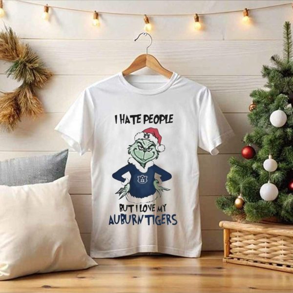 I Hate People But I Love My Auburn Tigers Grinch Christmas T Shirt 1 t shirt 1 Pittsburgh Steelers Unicorn Merry Christmas Knitted Ugly Sweater 1