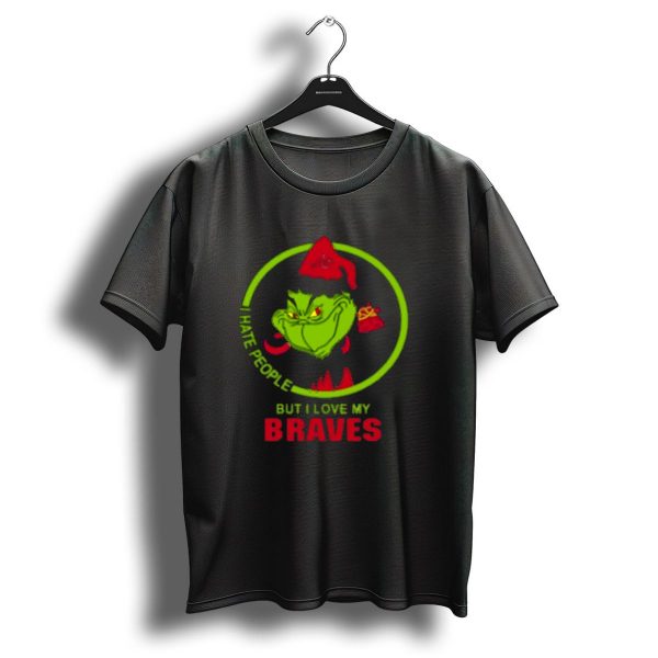 I Hate People But I Love My Braves Atlanta Mlb Christmas Grinch T Shirt 1 t shirt 1