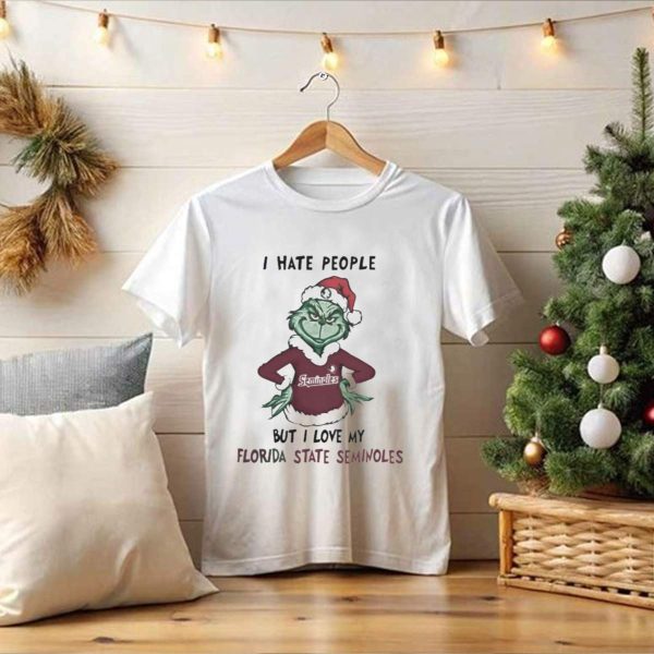 I Hate People But I Love My Florida State Seminoles Grinch Christmas T Shirt 1 t shirt 1 Pittsburgh Steelers Unicorn Merry Christmas Knitted Ugly Sweater 1