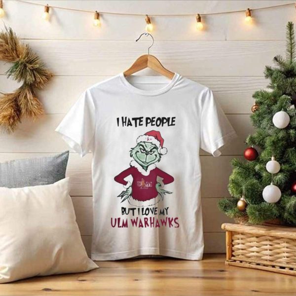 I Hate People But I Love My Ulm Warhawks Grinch Merry Christmas T Shirt 1 t shirt 1 Pittsburgh Steelers Unicorn Merry Christmas Knitted Ugly Sweater 1
