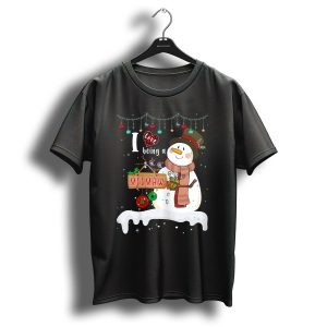 I Love Being A Meemaw Snowman Christmas Ornaments T-Shirt