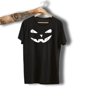I Love Halloween Evil Jack O' Lantern Pumpkin Face T-Shirt