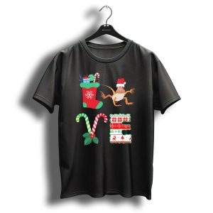 I Love My Christmas Bearded Dragon T-Shirt