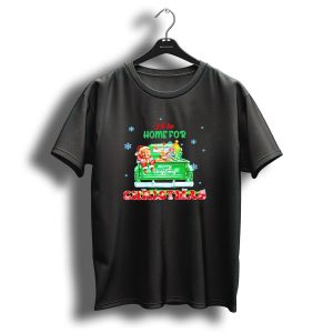I'll Be Home For Christmas Merry Christmas Trump On The Truck T Shirt 1