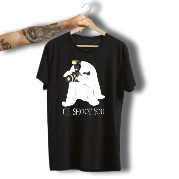 ILl Shoot You Ghost Photographer Halloween T Shirt t shirt 1