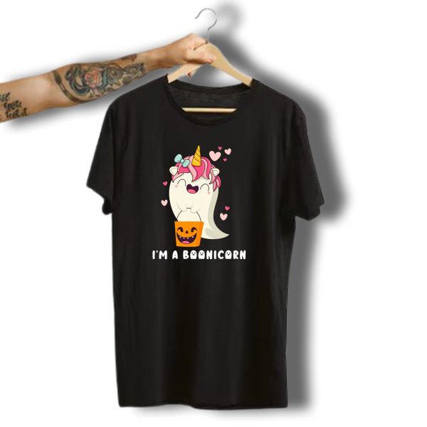 IM A Boonicorn Cute Boonicorn Ghost Unicorn Halloween Hearts T Shirt t shirt 1