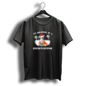 I'm Dreaming Of A Chihuahua Christmas Dog Lover Family Mat T-Shirt