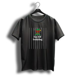 I'm Elf Isolating Christmas Prison Bars T-Shirt
