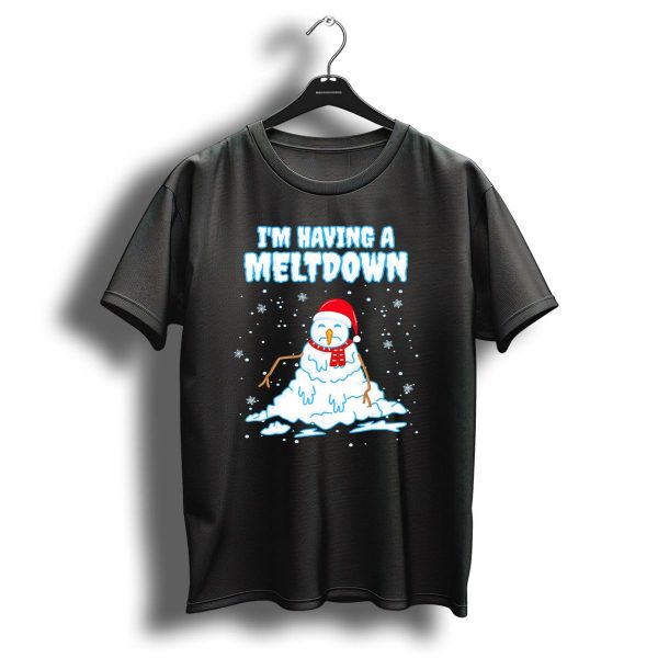 IM Having A Meltdown Funny Snowman Christmas Holiday T Shirt 1 t shirt 1
