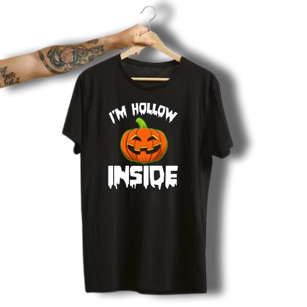 IM Hollow Inside Funny Halloween Pumpkin Horror Scary T Shirt t shirt 1